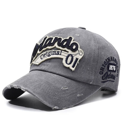 Retro Large Head Sunshade Baseball Cap