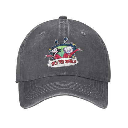 Deltarune TV Time Tenna Spamton Distressed Baseball Cap