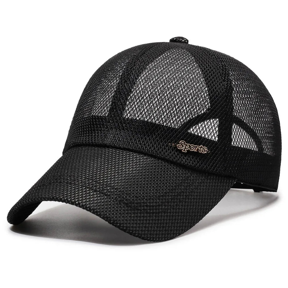 Quick Dry Letter Mesh Baseball Cap