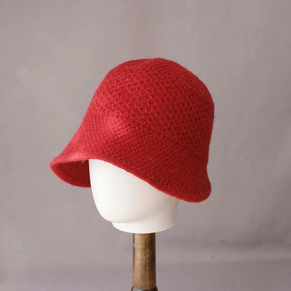 Y2K Wool Vintage Women’s Winter Bucket Hat