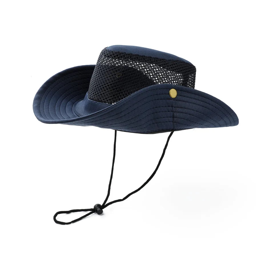 Unisex Mesh Summer Bucket Hat Sun Protection