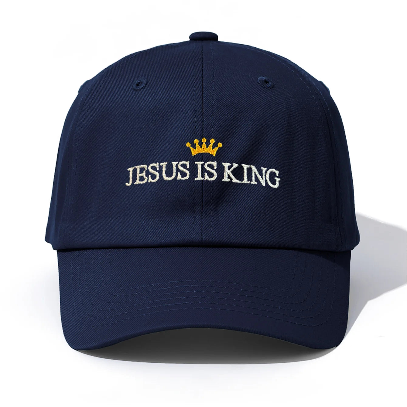 Jesus Is King Embroidery Baseball Cap
