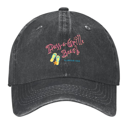 Pass A Grille Beach Florida Visor Baseball Cap