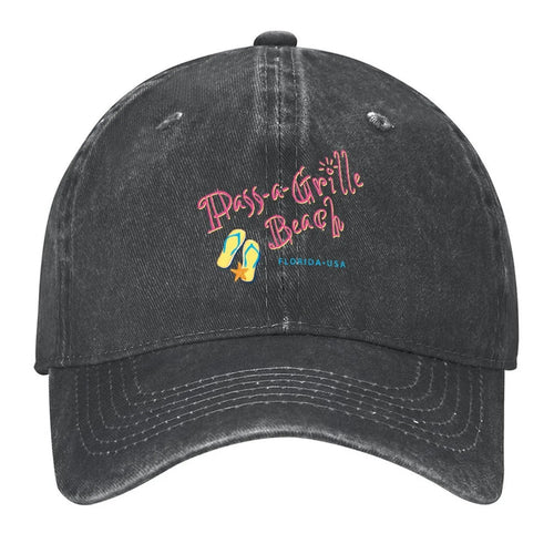 Pass A Grille Beach Florida Visor Baseball Cap
