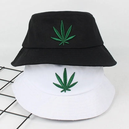 Maple Leaf Bucket Hat Hip Hop Casual Panama Hats