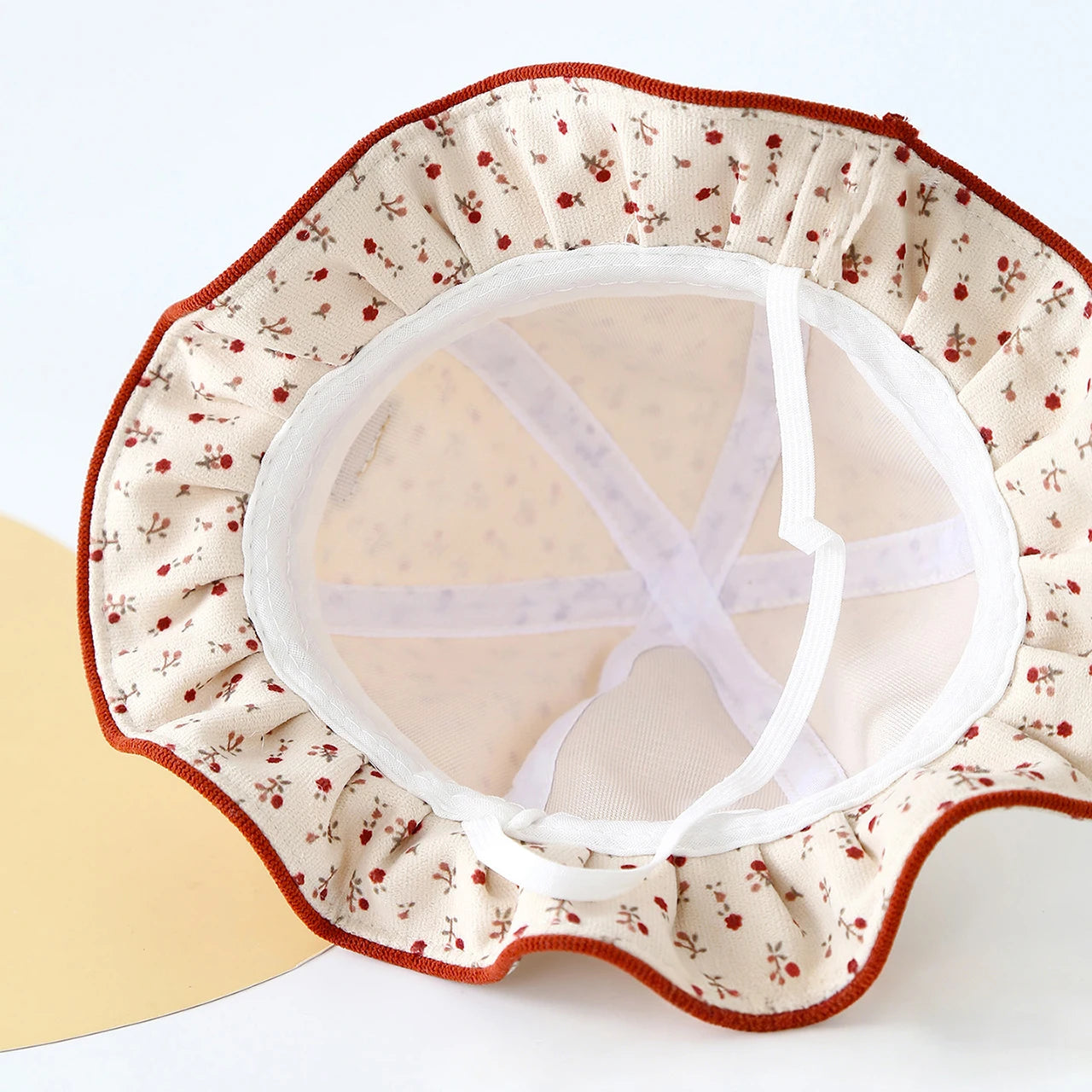 Sweet Flower Bow Baby Bucket Hat