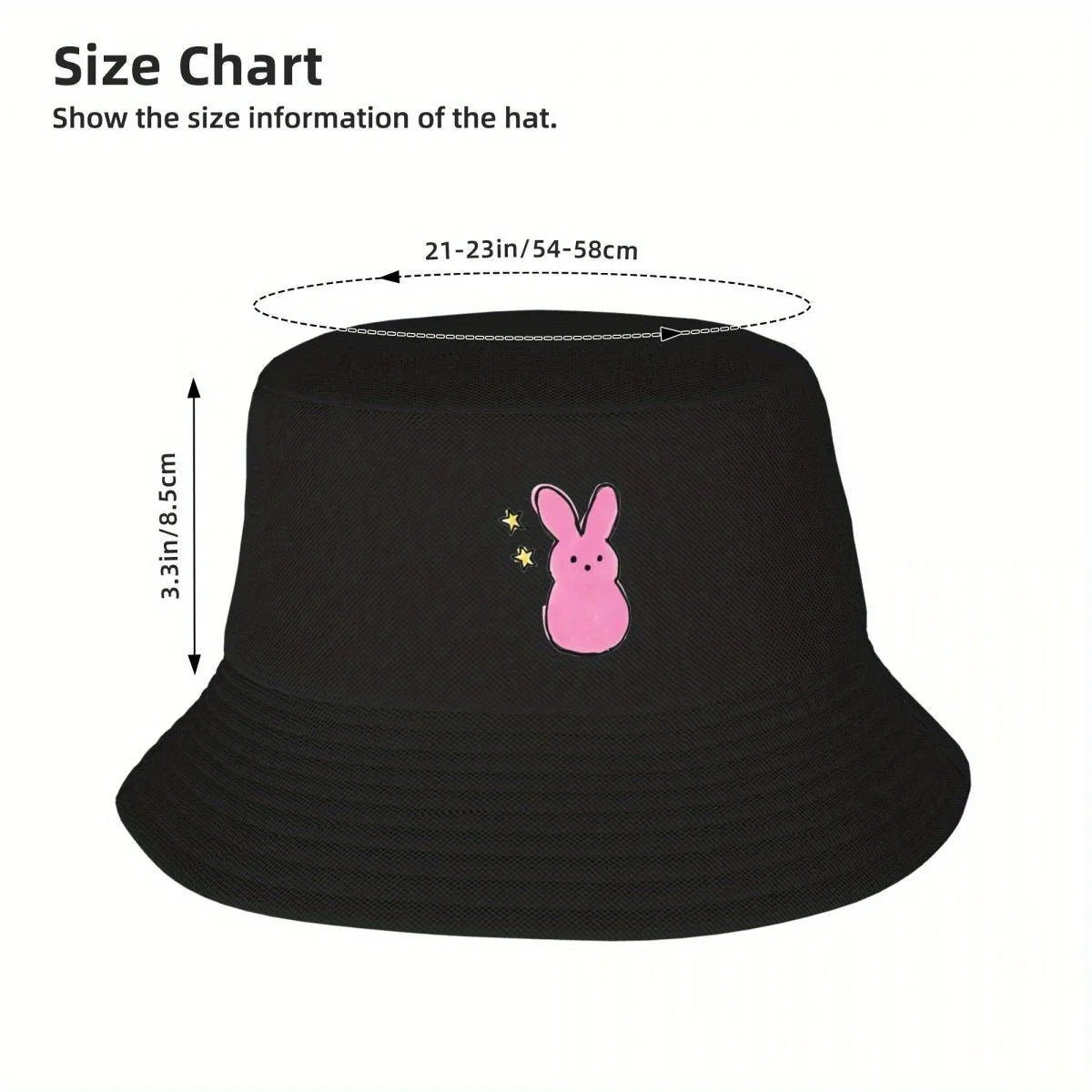 Lil Peep Bunny UV Protection Bucket Hat