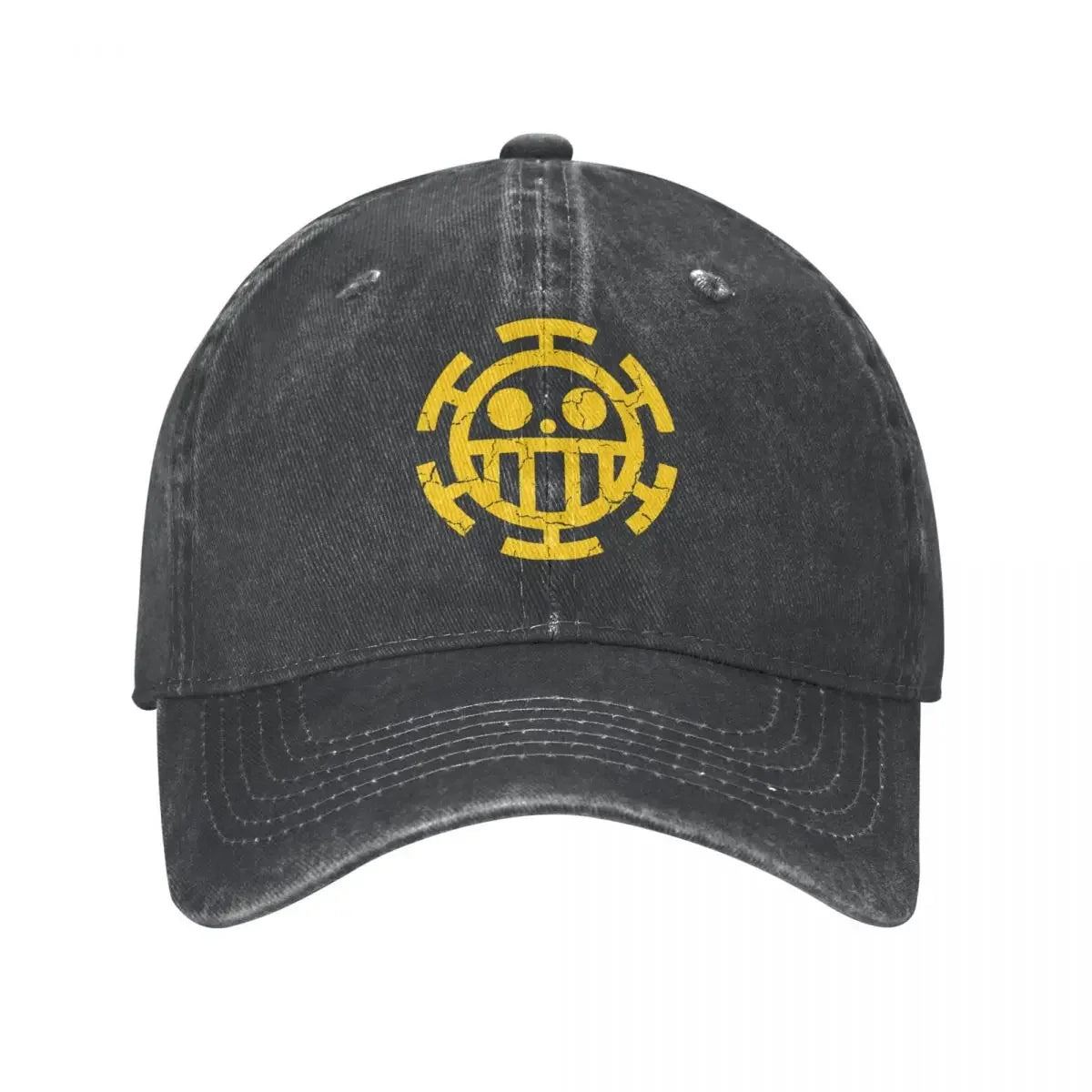 Skull One Piece Anime Vintage Baseball Cap