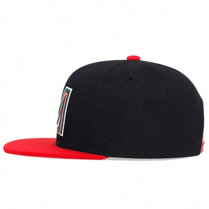 Unisex M Letter Embroidery Hip-hop Hats