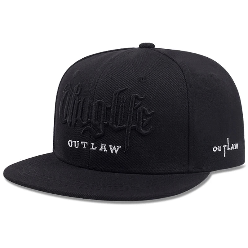 Children Riot LIFE Embroidered Street HipHop Snapback Cap