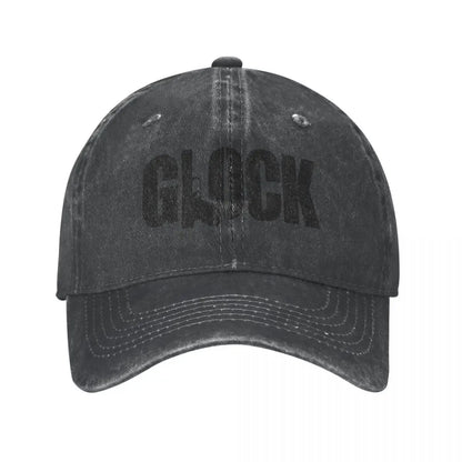 Glock Tactical Distressed Denim Snapback Cap