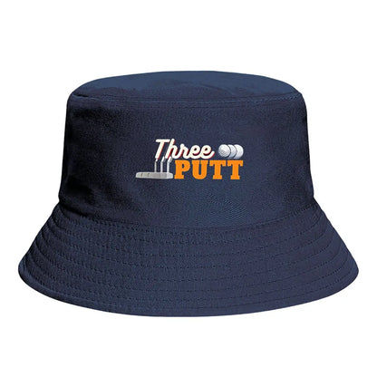Three Putt Golf Fail Humor Bucket Hat