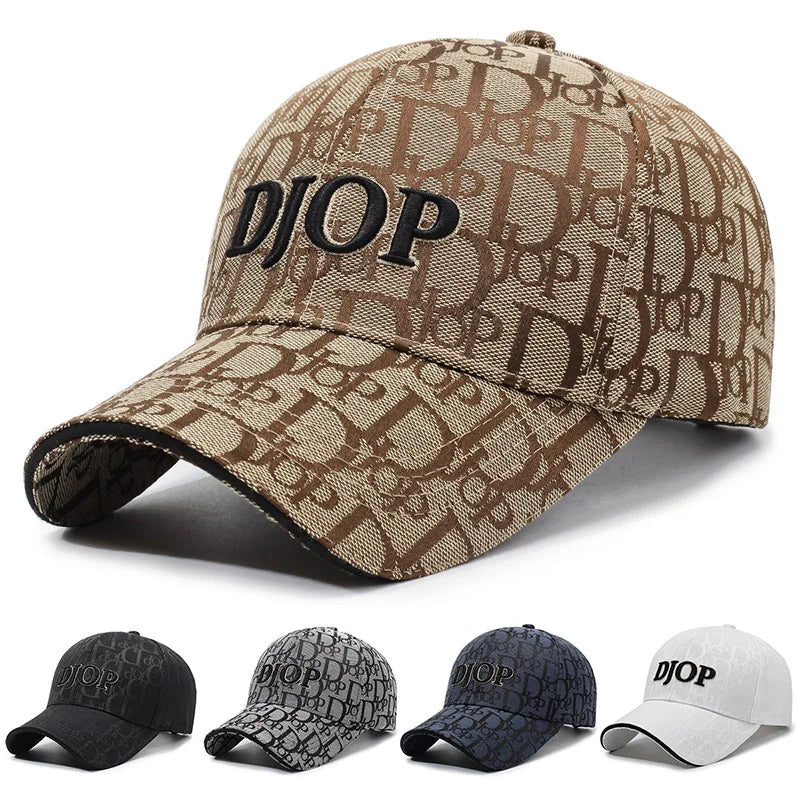 Korean Embroidered Letter Duckbill Baseball Cap