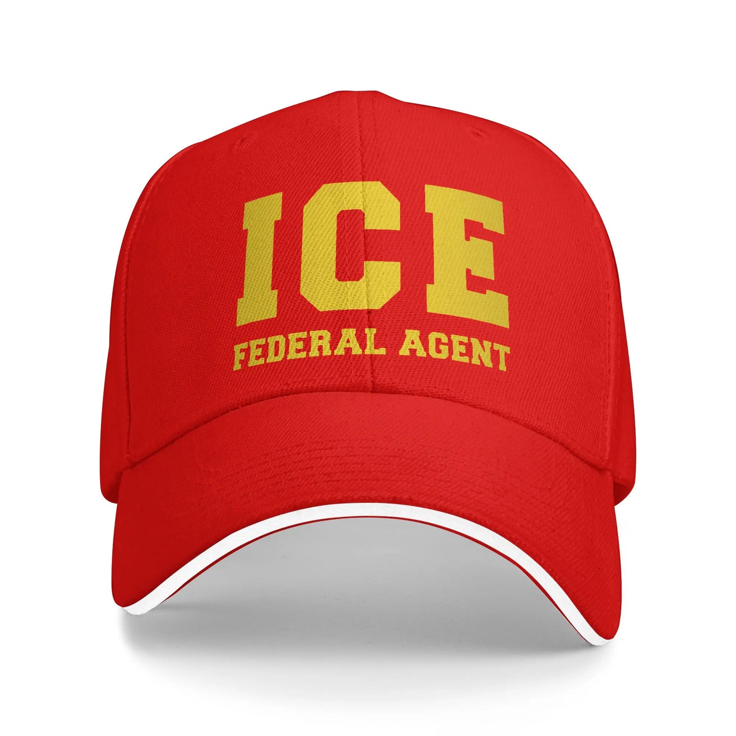 ICE Federal Agent Logo Hip Hop Baseball Cap