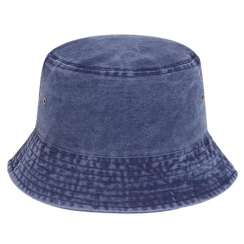Unisex Light Board Washed Personality Bucket Hats