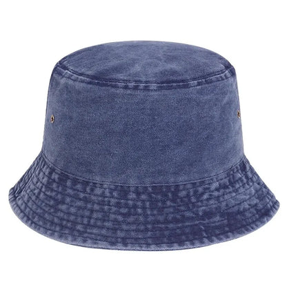 Unisex Light Board Washed Personality Bucket Hats