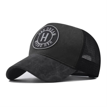 Two Tone Mesh Snapback Baseball Cap