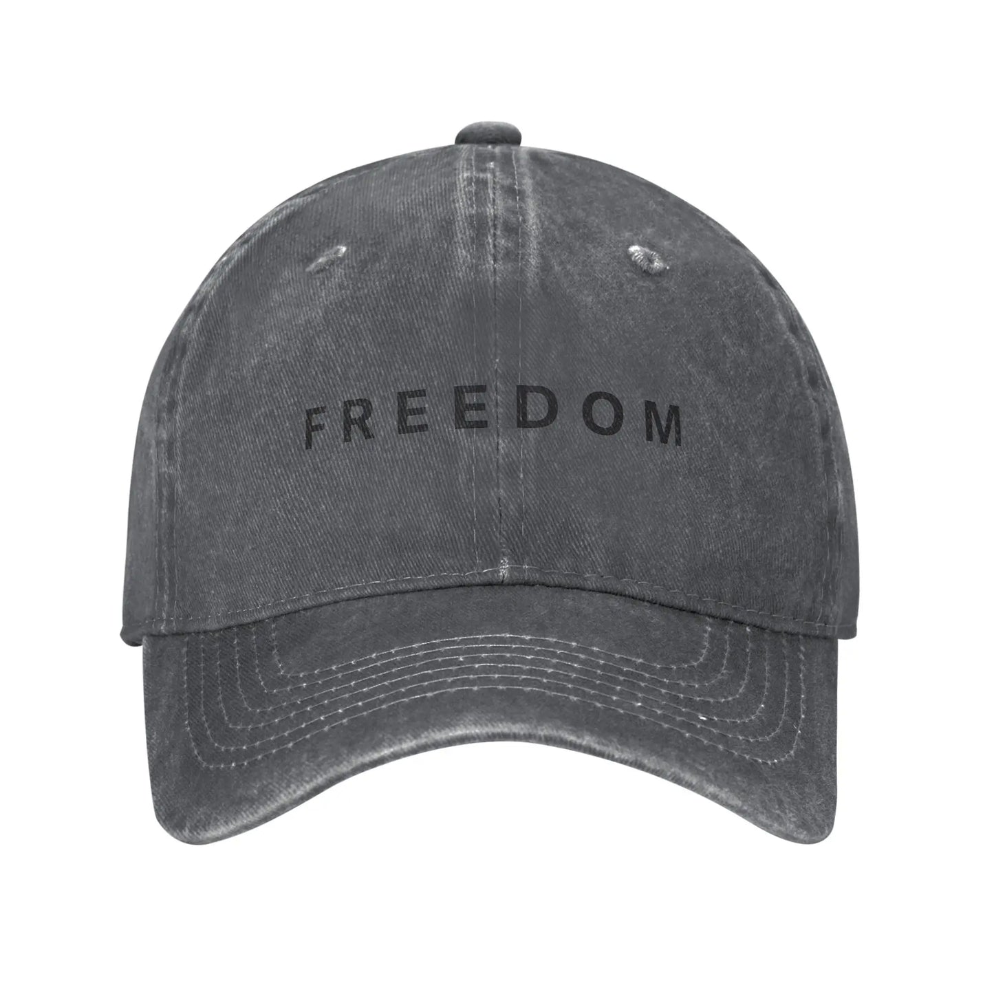 Charlie Kirk Freedom RIP Distressed Baseball Cap