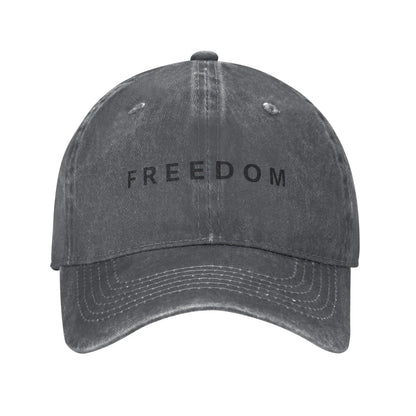 Charlie Kirk Freedom RIP Distressed Baseball Cap