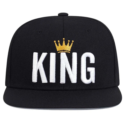 Unisex King Crown Embroidery Hip Hop Baseball Cap