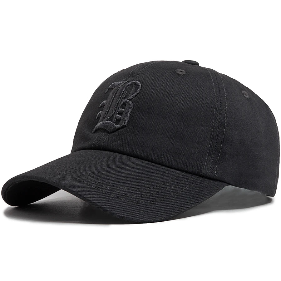 Letter Embroidered Cotton Trucker Baseball Cap