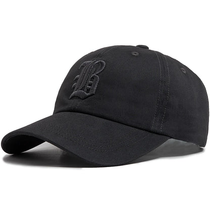 Letter Embroidered Cotton Trucker Baseball Cap