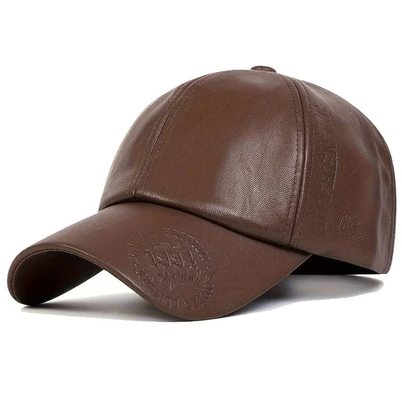 PU Leather 1994 Embossed Baseball Cap