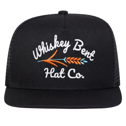 Unisex Whiskey Bent Embroidery Hip Hop Snapback Cap