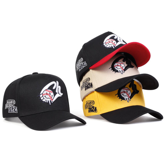 Unisex CH Letter Embroidery Casual Outdoor Baseball Cap
