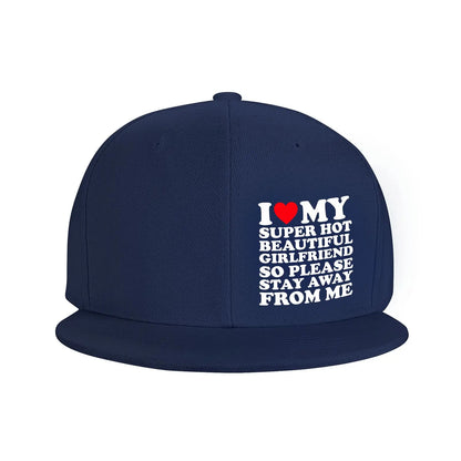 I Love My Girlfriend Streetwear Snapback Cap