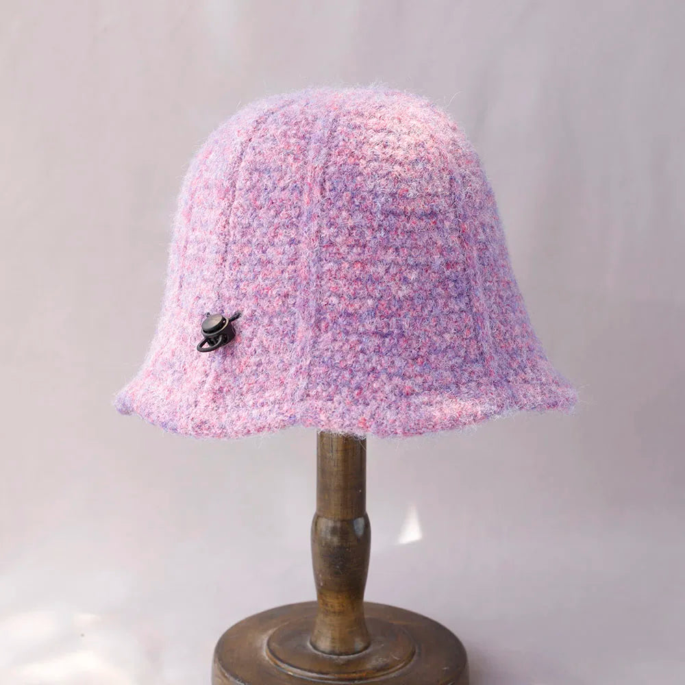 Wool Knitted Winter Bucket Hat