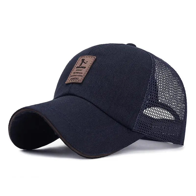Unisex Cap Casual Plain Mesh Baseball Cap Adjustable Snapback Hats