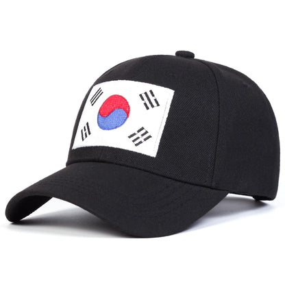 Unisex Korean Flag Embroidery Baseball Caps