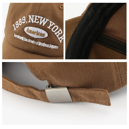 Letters Embroidered Unisex Cotton Baseball Cap