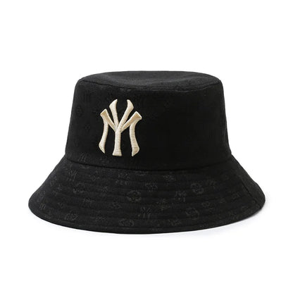 Letter Embroidery Unisex Sun Bucket Hat
