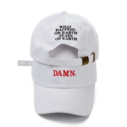DAMN Embroidered Hip Hop Unstructured Baseball Hat