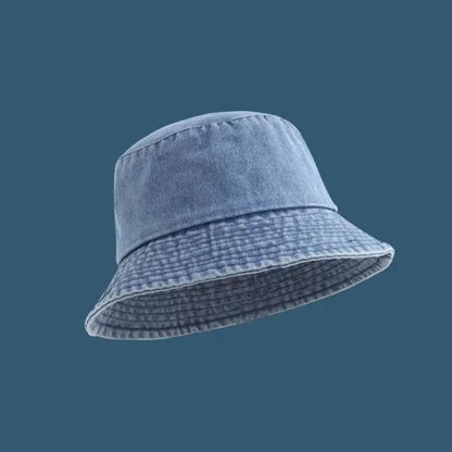 Women's Washed Denim Bucket Hat