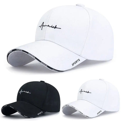 Summer Sunscreen Adjustable Cotton Solid Color Baseball Cap