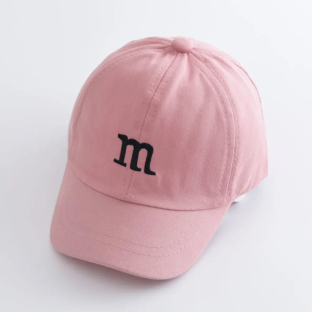 Children’s Letter Print Thin Visor Baseball Cap
