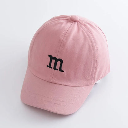 Children’s Letter Print Thin Visor Baseball Cap