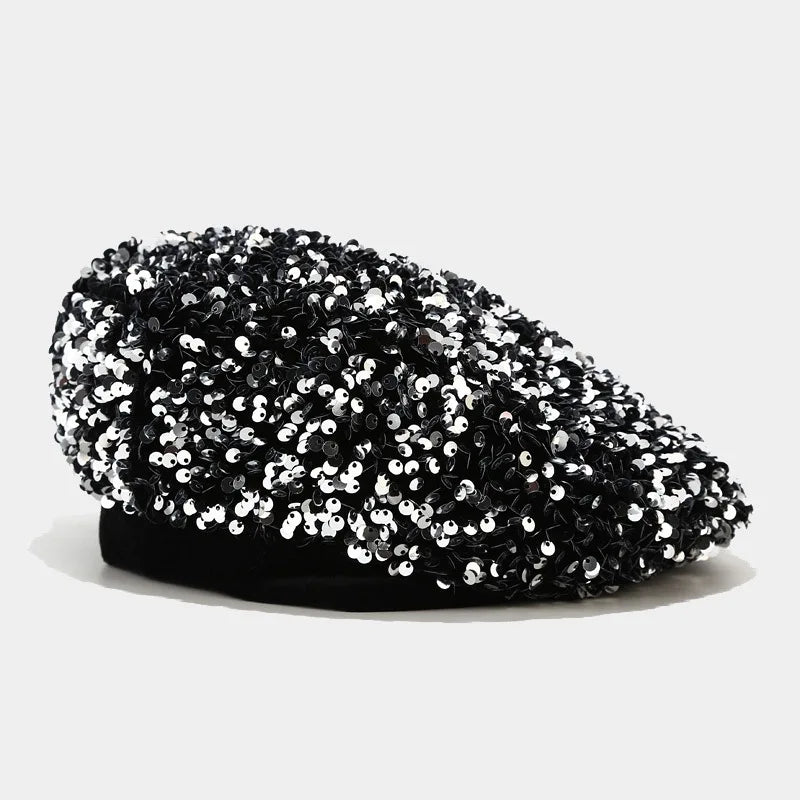 Ladies Sequin Octagonal Festival Style Bucket Hat