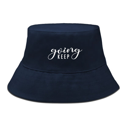 Keep Going Print Bucket Hat