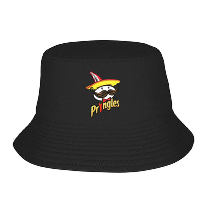 Pringles Logo Vintage Streetwear Design Bucket Hat