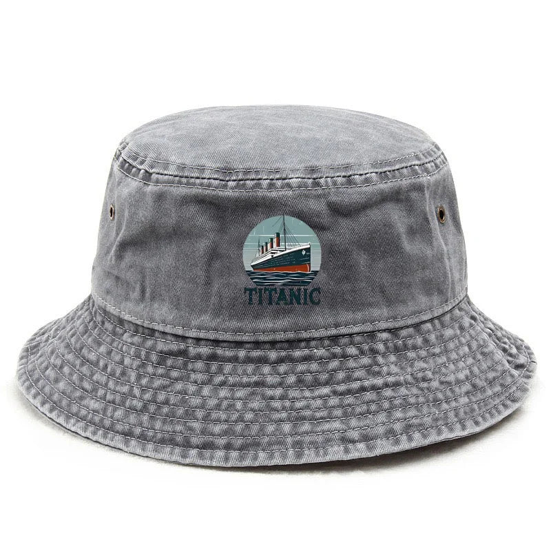 Legend Cotton Washed Vintage Ocean Theme Bucket Hat Unisex