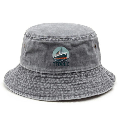 Legend Cotton Washed Vintage Ocean Theme Bucket Hat Unisex