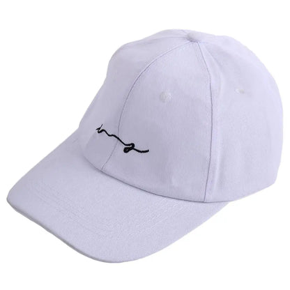 Solid Color Embroidered Snapback Baseball Cap