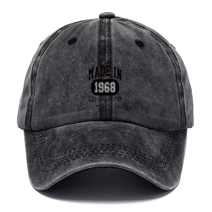 1968 Vintage Washed Cotton Retro Classic Baseball Cap