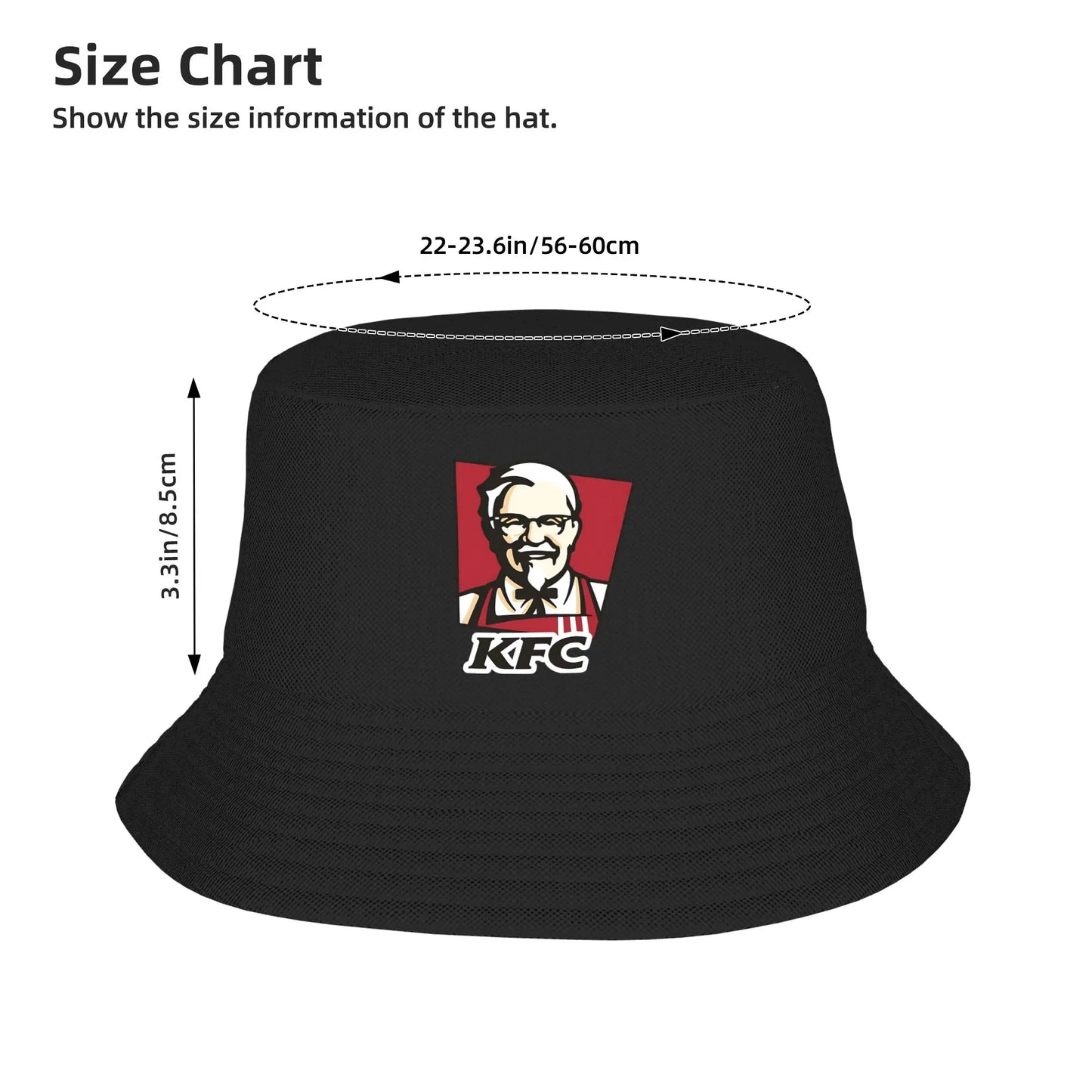 Kentucky Fried Chicken Hip Hop Graphic Bucket Hat
