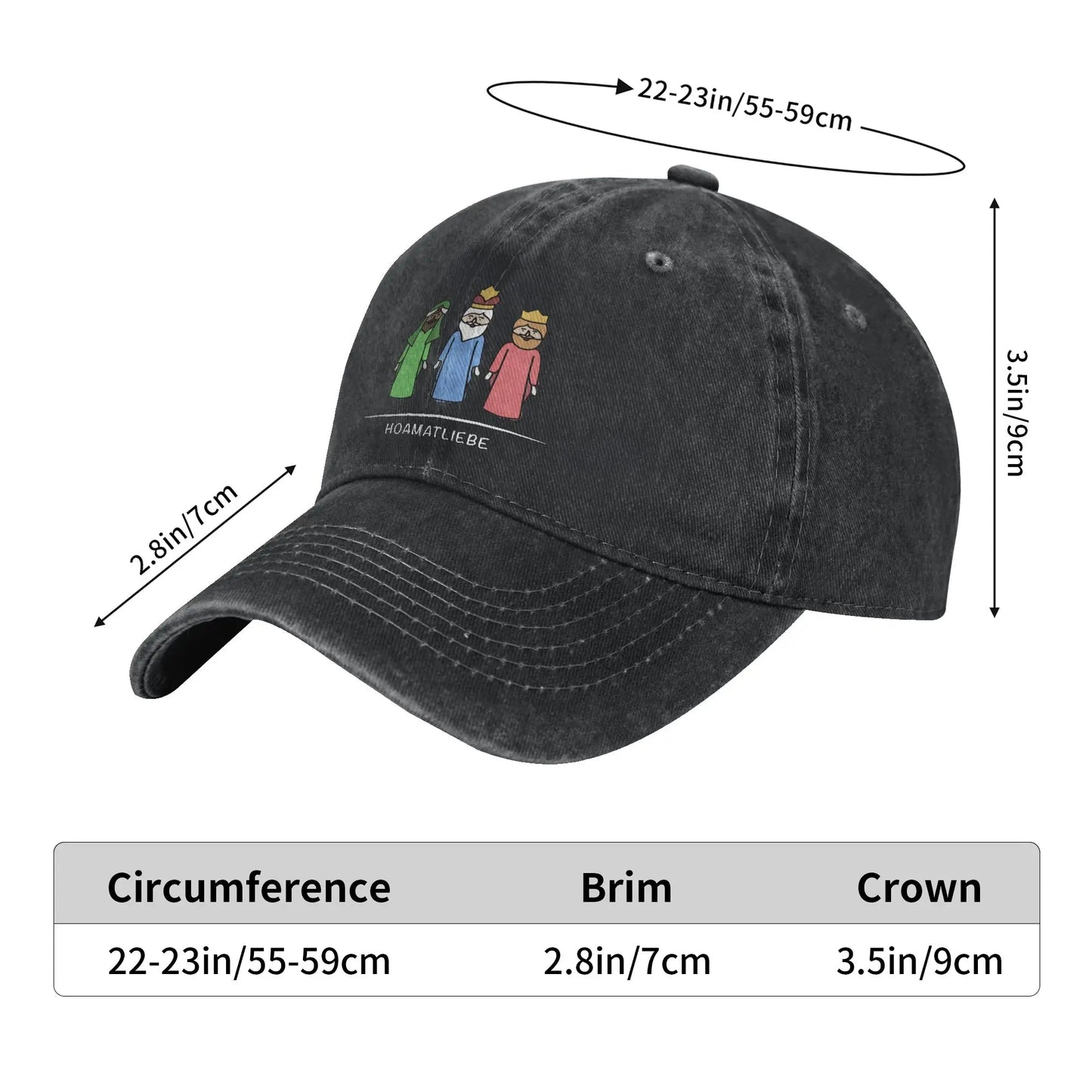 Hoamat Love Wise Man Christmas Baseball Cap