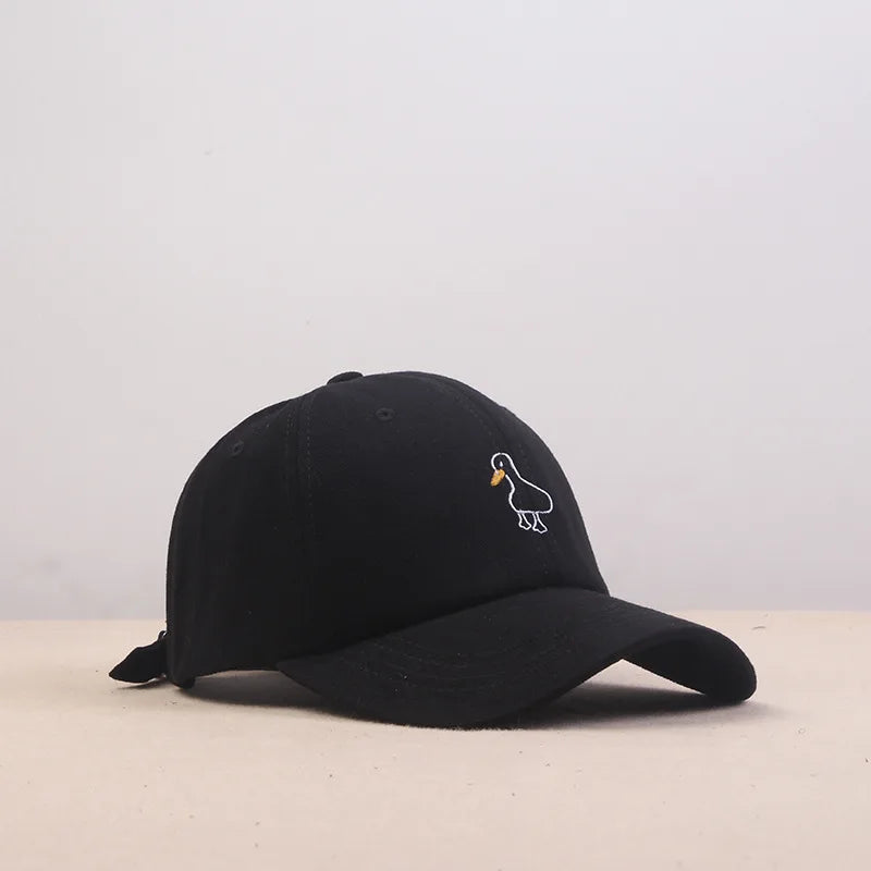 Duck Embroidered Casual Couple Baseball Cap